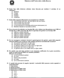 Test ammissione medicina 22 - pagina 5